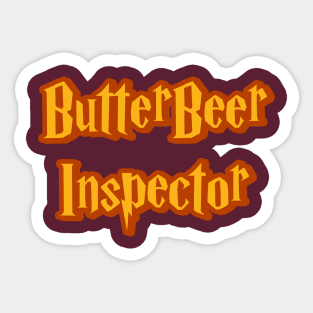 Butter Beer Inspector Sticker